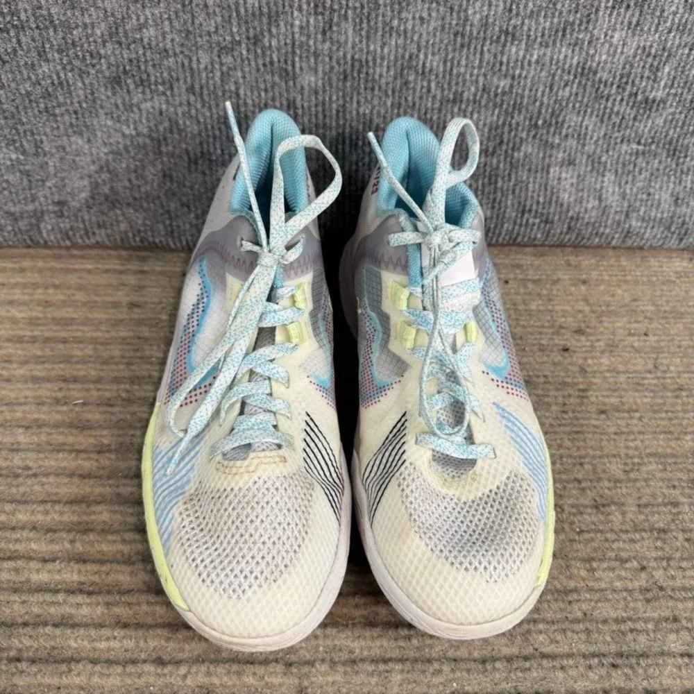 Nike Kyrie Flytrap 4 Basketball Shoes White Blue Citron Women 5